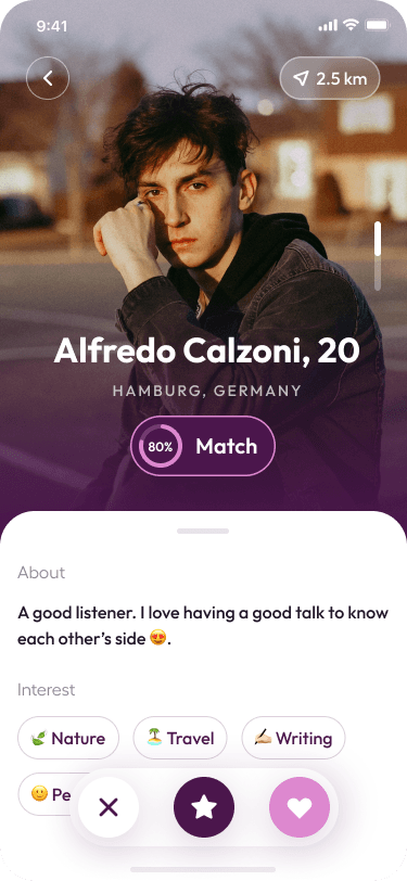 Fenjoon app screen 4