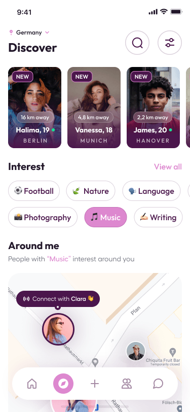 Fenjoon app screen 5